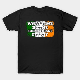 Shenanigans Irish Flag T-Shirt